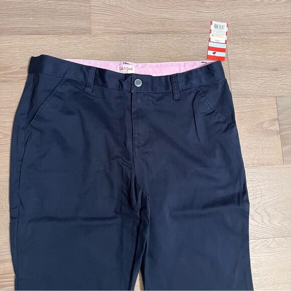 Cat & Jack Girls Navy Blue School Uniform Straight Leg Pants 16 Plus - Picture 3 of 8